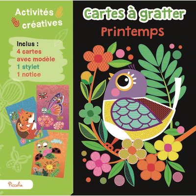 Cartes à gratter Le Printemps PICCOLIA EDITIONS