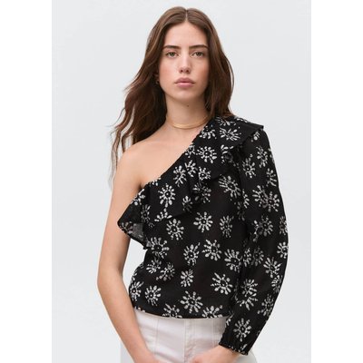 Blouse asymétrique imprimée MANGO TEEN