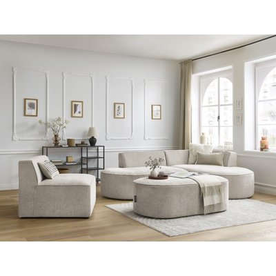 Chauffeuse pour canapé modulable 1 place(s) en tissu texturé, ROUSSEAU BOBOCHIC