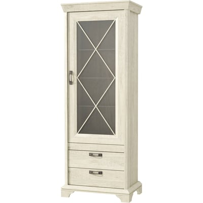 Vitrine 1 porte 2 tiroirs collection XISTO RECOLLECTION