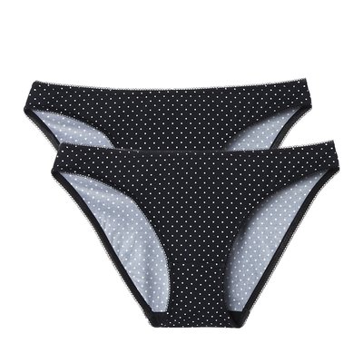 Lot de 2 slips en microfibre Ceilia LA REDOUTE COLLECTIONS