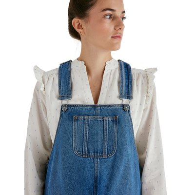 Salopette en jean grossesse et allaitement VERTBAUDET