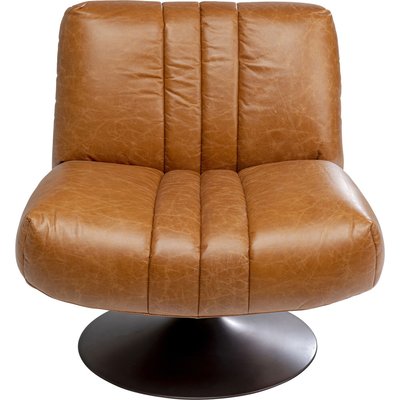 Fauteuil pivotant en cuir, NAPA KARE DESIGN