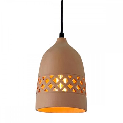 Suspension en terre cuite motif grec, KÉO GERARD LAMY