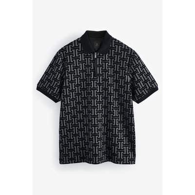 Polo floqué semi-zippé NEXT