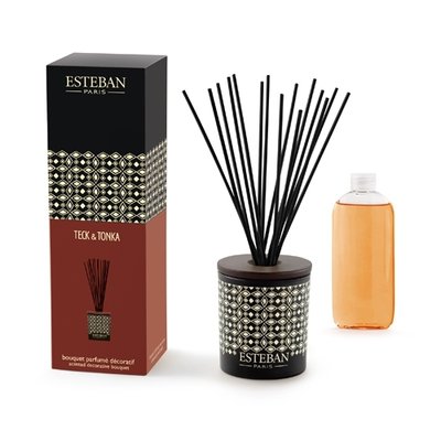 Parfum d'intérieur - Bouquet parfumé teck et tonka 100 ml ESTEBAN