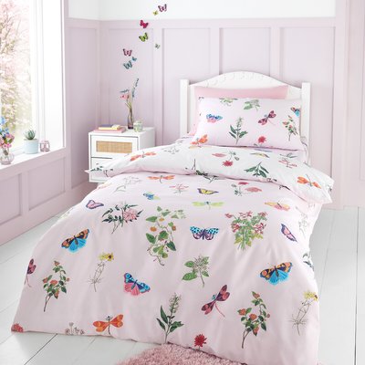 Butterfly Garden Duvet Cover and Pillowcase Set RHS
