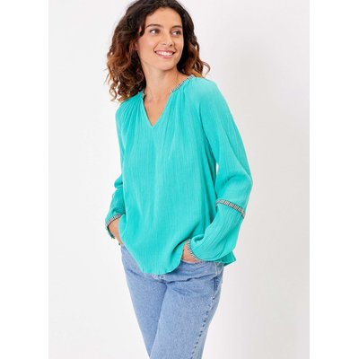 Blouse ample coton bio unie MAGUIE LA FIANCÉE