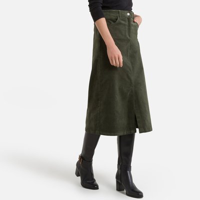 Corduroy Full Midi Skirt ANNE WEYBURN