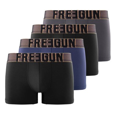 Lot De 4 Boxers Microfibre FREEGUN