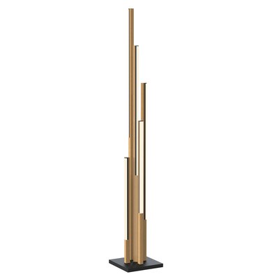 Lampadaire LED dimmable CATANIA  /bois EGLO