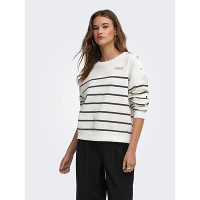 Breton Striped Jumper with Shoulder Buttons ONLY