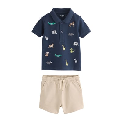 Ensemble polo à manches courtes et short NEXT