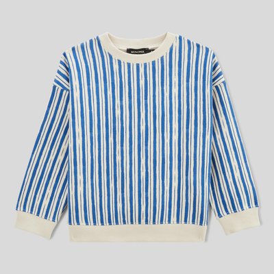 Sweat rayé en coton BIO GOTS MONOPRIX