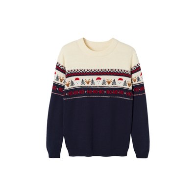 Pull jacquard de Noël adulte capsule famille VERTBAUDET