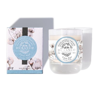 Bougie parfumée COTON MUSC DURANCE