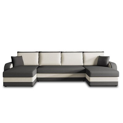 Canapé Panoramique Convertible Velours 7 places - VALOS LISA DESIGN