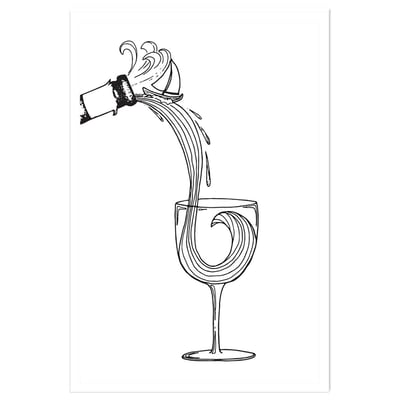 Poster vin des landes HEXOA