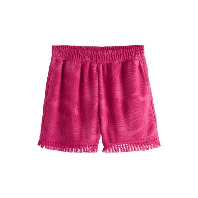 Short d’été en éponge jacquard avec franges NEXT