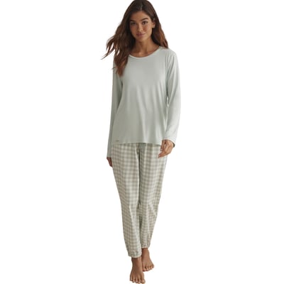 Pyjama pantalon top manches longues VICHYP91 SELMARK