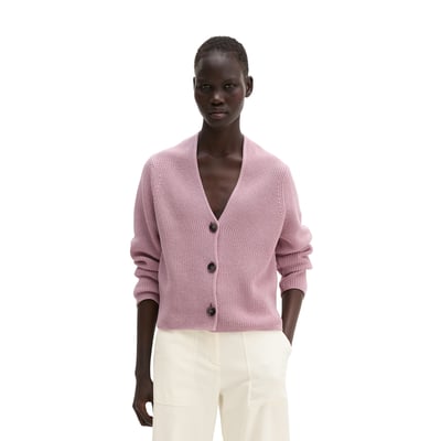 Cardigan col V relaxed en coton organique lourd MARC O'POLO