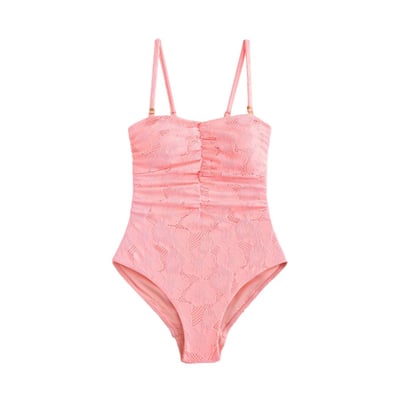 Maillot de bain bandeau effet ventre plat NEXT