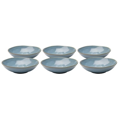 Lot de 6 assiettes creuses en faïence, ORGANIC KARE DESIGN