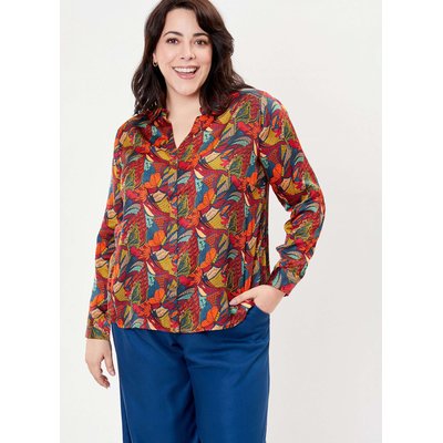 Chemise coupe droite imprimée REY LA FIANCÉE