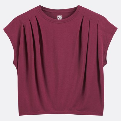 Crew Neck T-Shirt with Short Sleeves LA REDOUTE COLLECTIONS