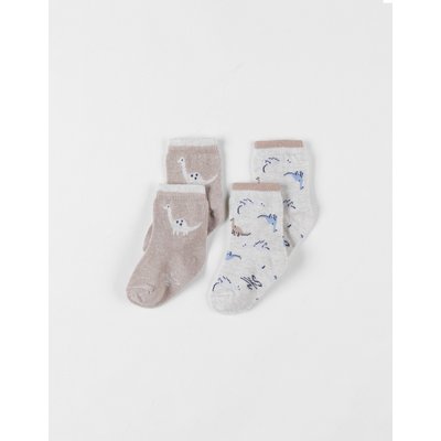 Lot de 2 paires de chaussettes en tricot NOUKIE'S