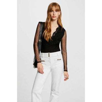 Body manches longues dentelle MORGAN