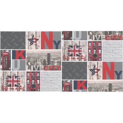 Papier peint "NY&LONDON" HOME MAISON