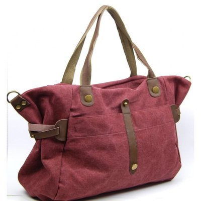 Sac de voyage cuir et toile FIDJI OH MY BAG