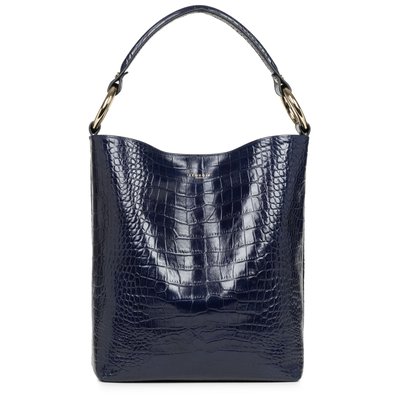 Sac croco bleu outlet