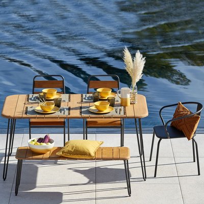 Table pliante Spritz acacia 6 personnes LA REDOUTE INTERIEURS