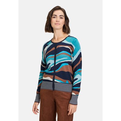 Cardigan en fine maille à impression BETTY BARCLAY