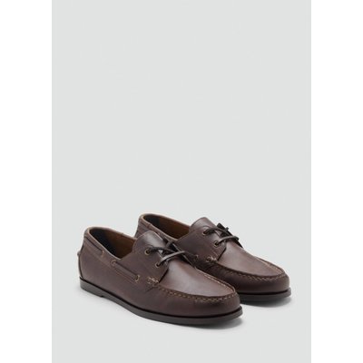 Chaussures bateau cuir MANGO MAN