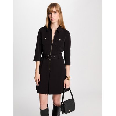 Vestido corto ajustado con cremallera MORGAN