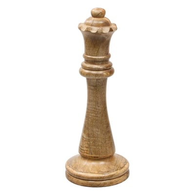Pièces d'échec déco Joely H.40cm beige ATMOSPHERA