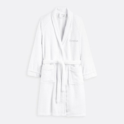 Peignoir éponge col châle personnalisé, Haxel LA REDOUTE INTERIEURS
