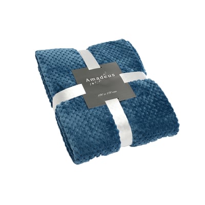 Plaid damier 1170 Lagon AMADEUS