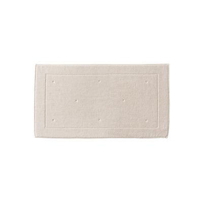 Tapis de bain coton ZEPHIRE CARRE BLANC