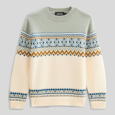 Pull col rond en 100 % laine MONOPRIX