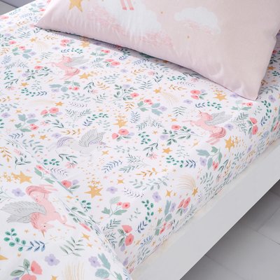 Fairytale Unicorn Fitted Sheet CATHERINE LANSFIELD