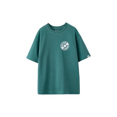 T-shirt motif devant/dos effet délavé JONEN