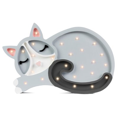 Lampe Veilleuse Chat Gris LITTLE LIGHTS