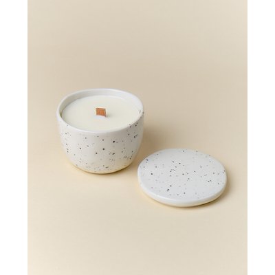 Свеча малая в керамической чаше с крышкой SO'HOME
