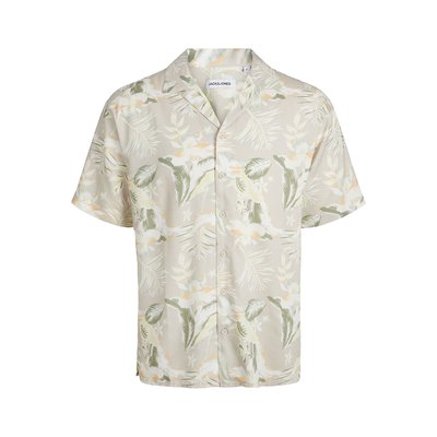 Kurzärmeliges Hemd aus Viskose, Allover-Druck JACK & JONES