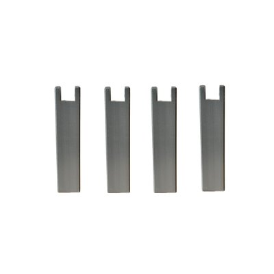Pied carré naturel (lot de 4) SOMEO