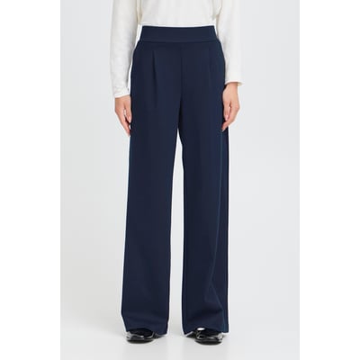 Pantalon coupe droite, jambes larges, taille haute B.YOUNG